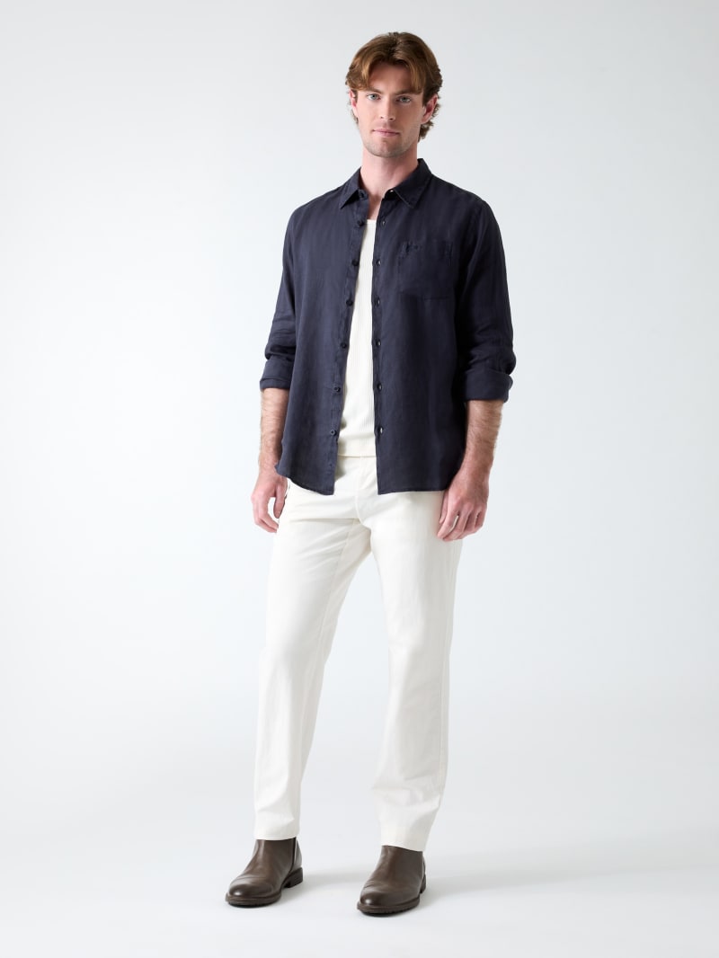 Linen striped shirt