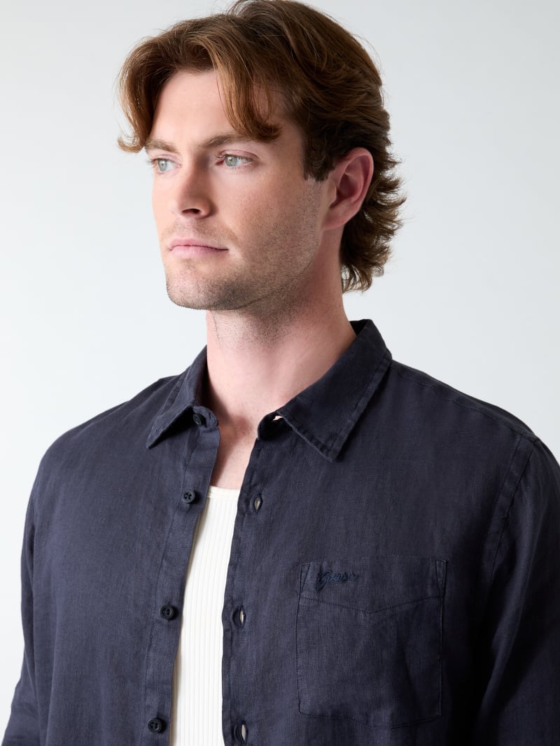 Linen striped shirt