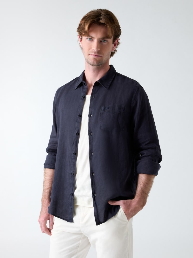 Linen striped shirt