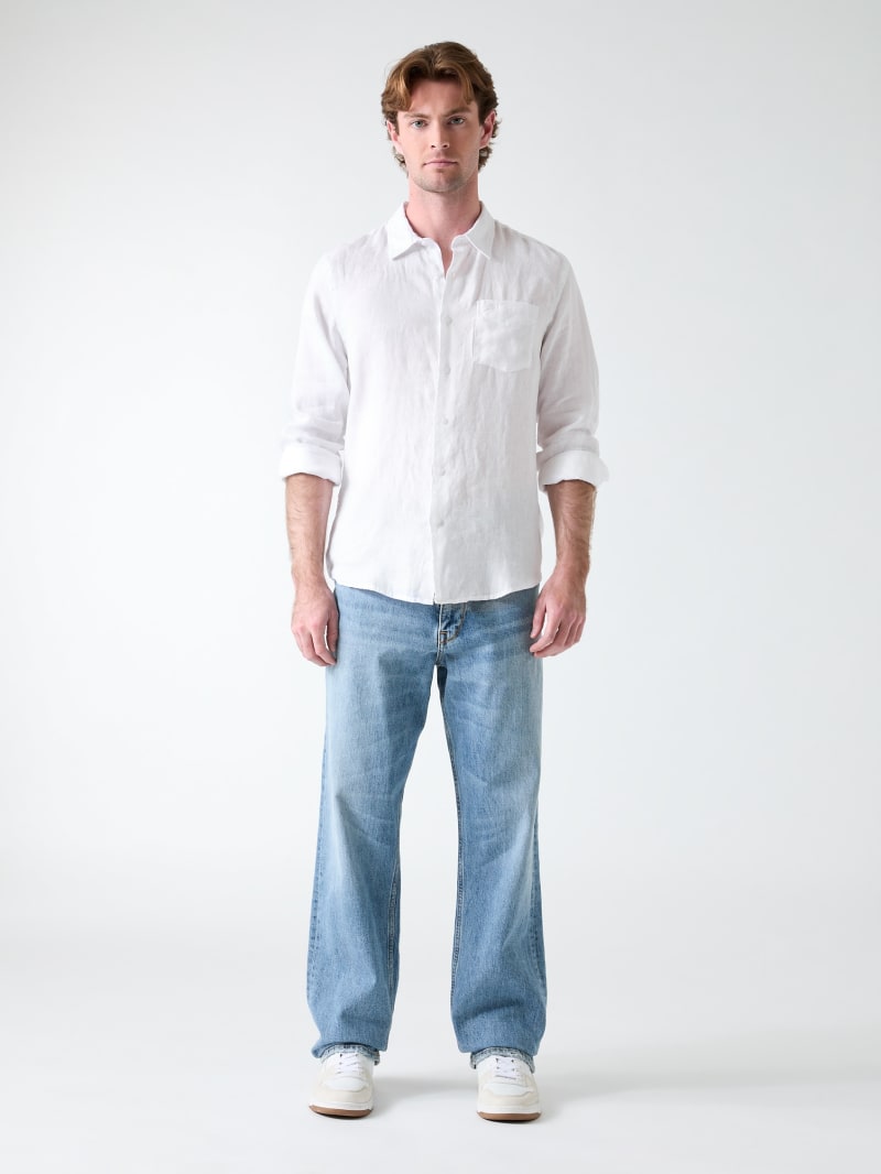 Linen striped shirt