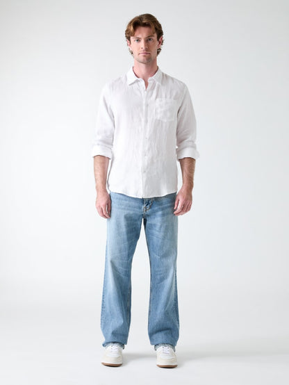 Linen striped shirt