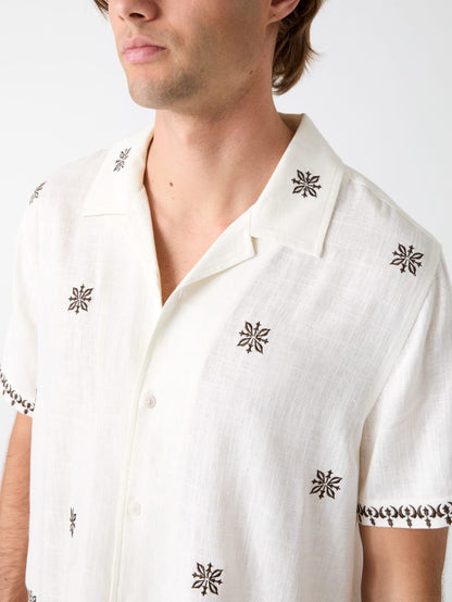 Embroidered Camp Shirt