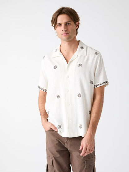 Embroidered Camp Shirt