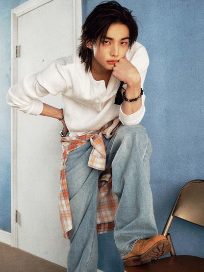 Buttoned t-shirt