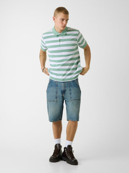 Striped polo