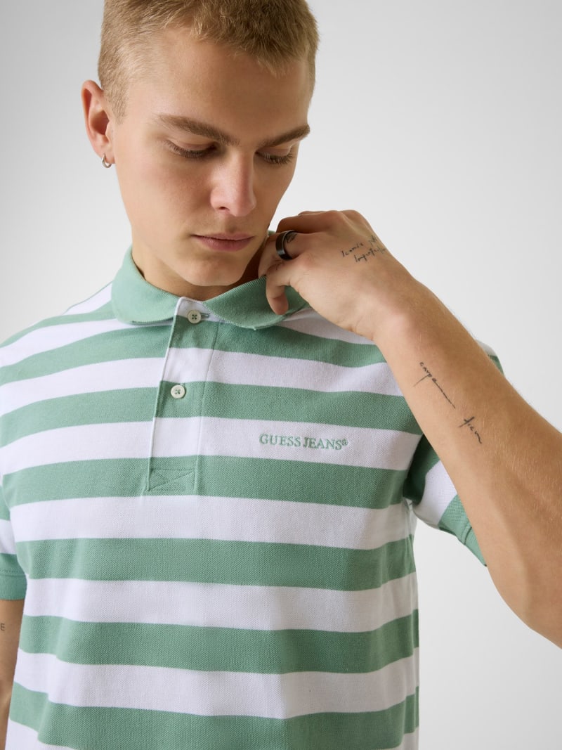 Striped polo