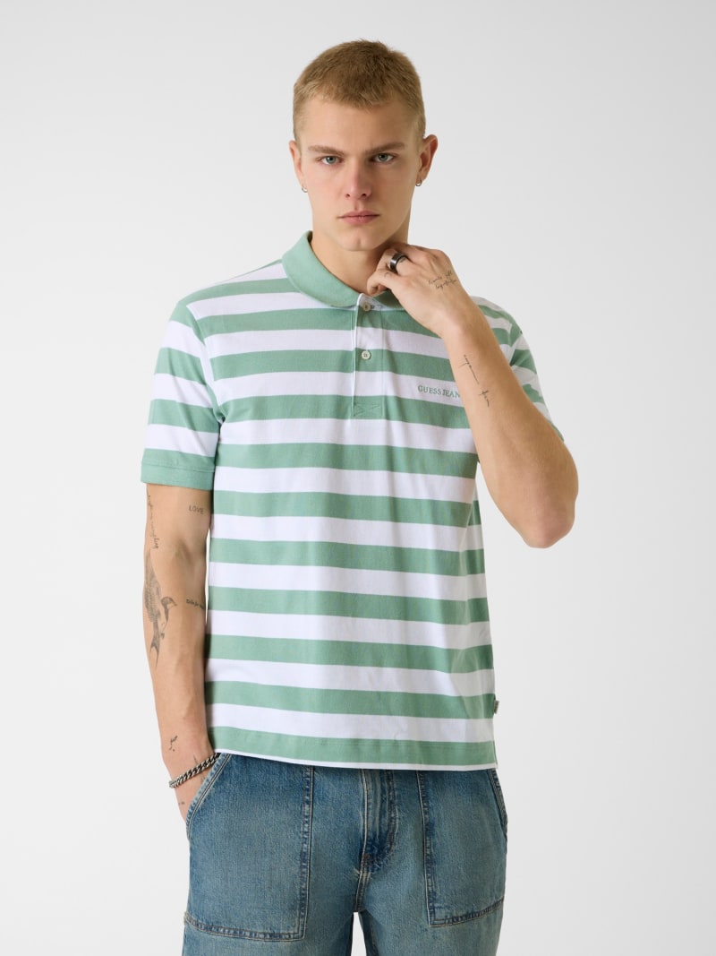 Striped polo