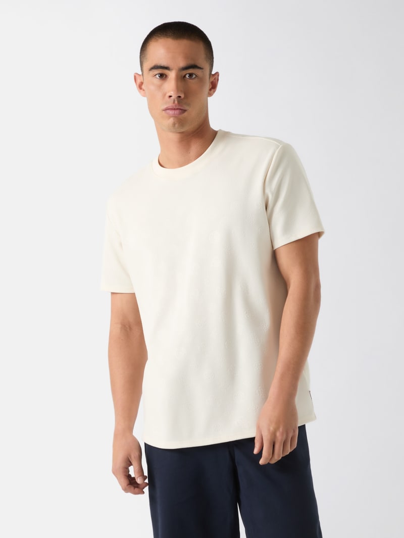 Embossed logo shirt