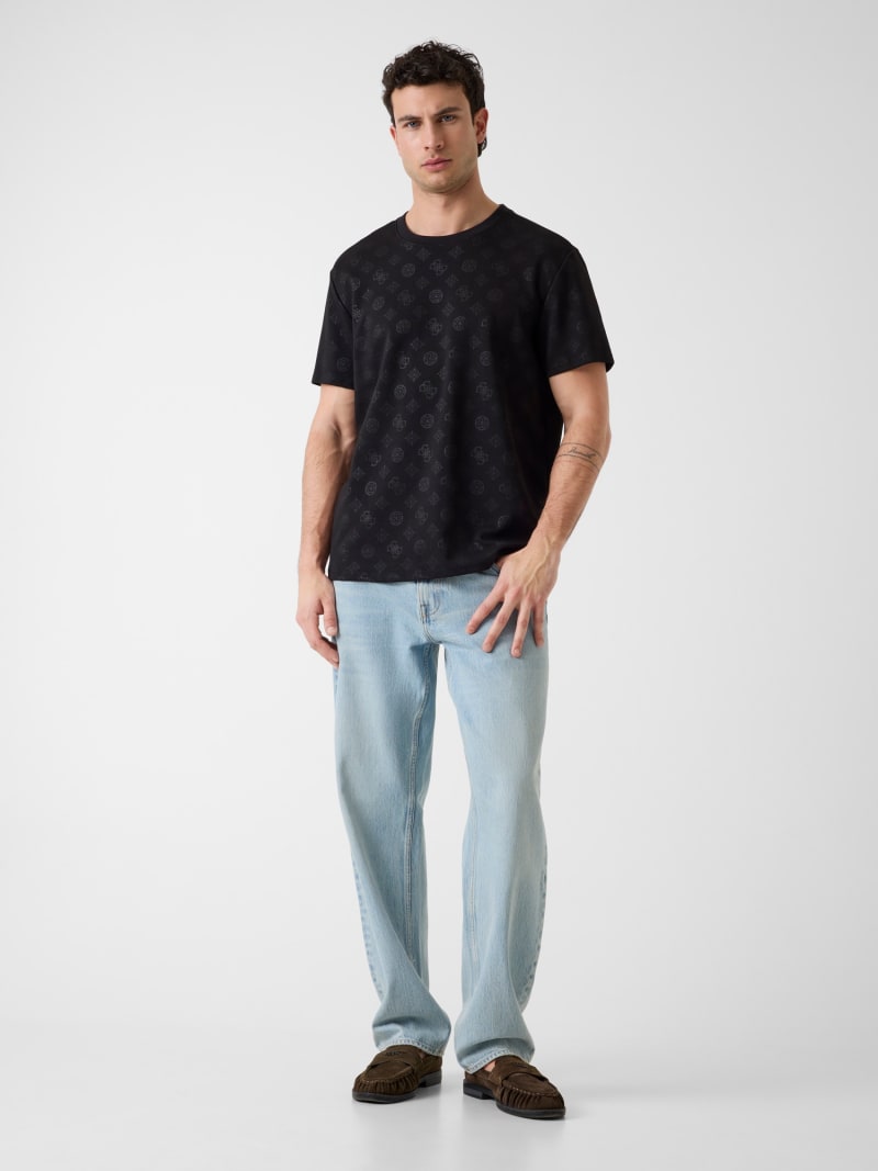Embossed logo shirt