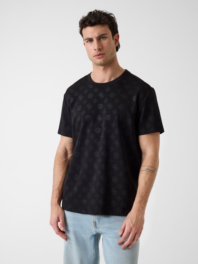 Embossed logo shirt
