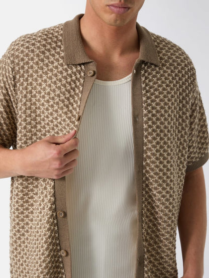 Linen-blend sweater