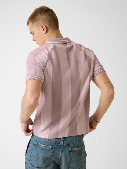 Striped polo shirt