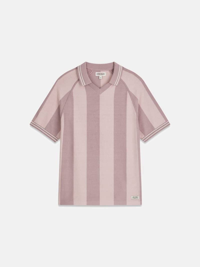Striped polo shirt