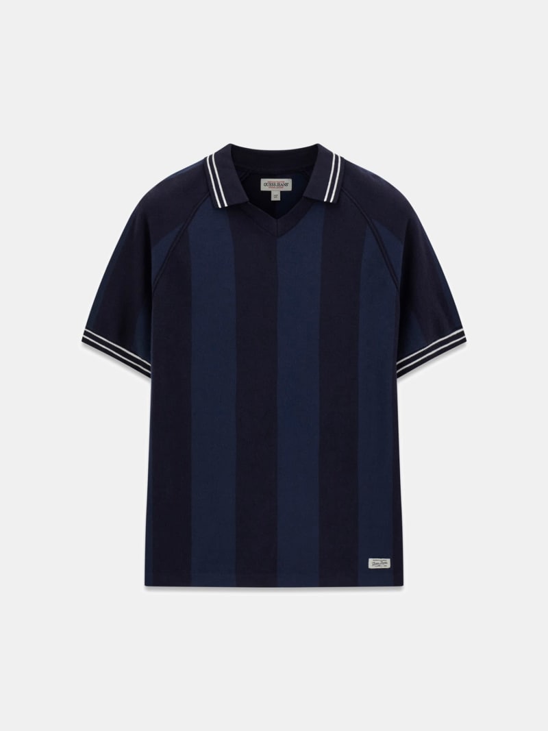 Striped polo shirt