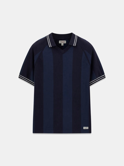 Striped polo shirt
