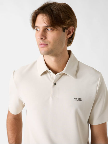 Embroidered logo polo