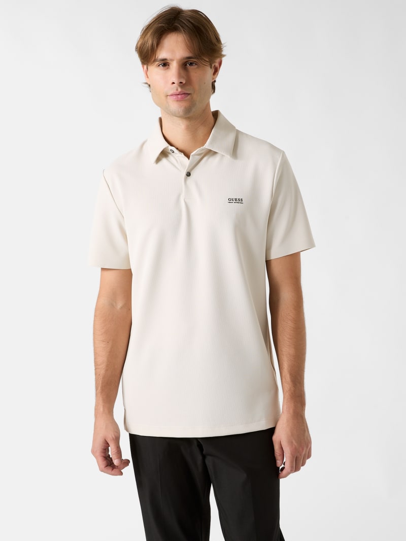 Embroidered logo polo