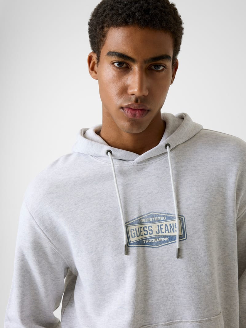 Printed logo hoodie