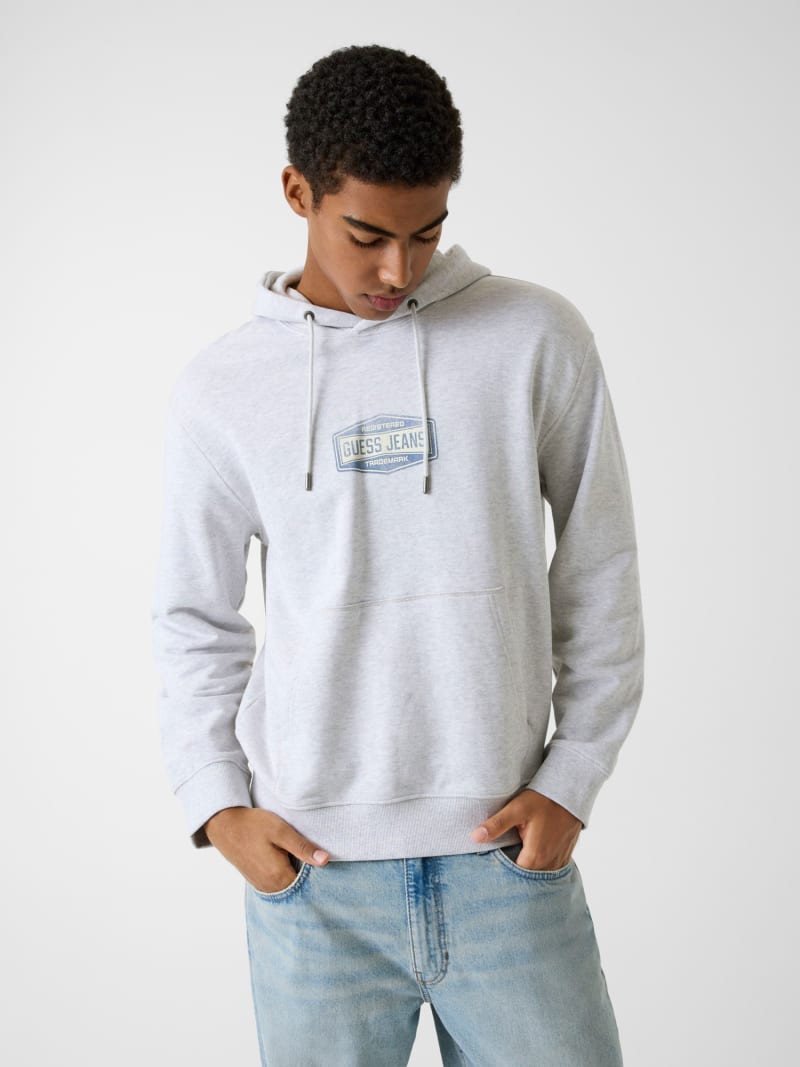 Printed logo hoodie