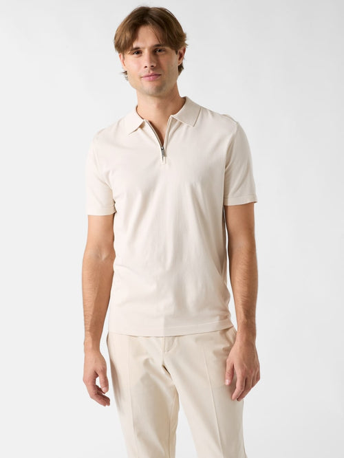 Half-zip polo