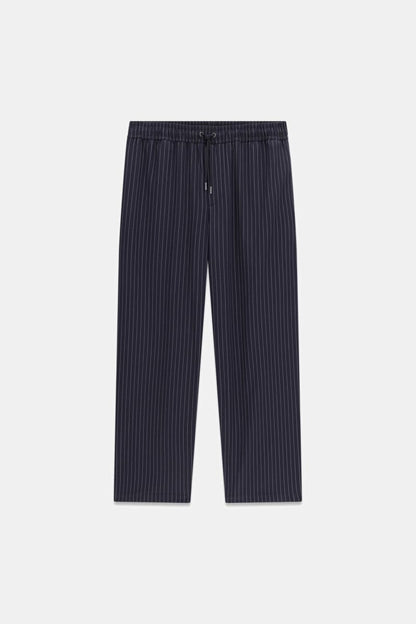 Pinstriped pants