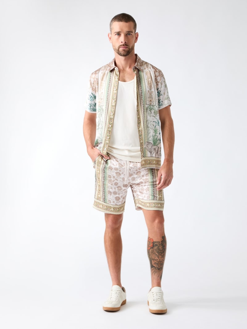 All over printed shorts