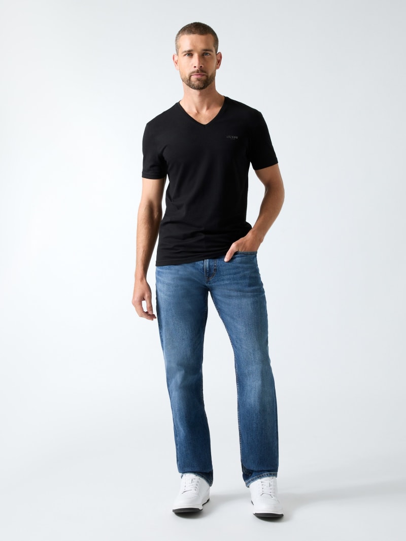 V-neck logo t-shirt