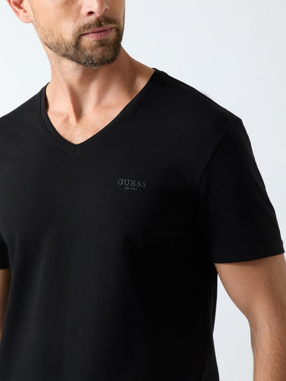 V-neck logo t-shirt