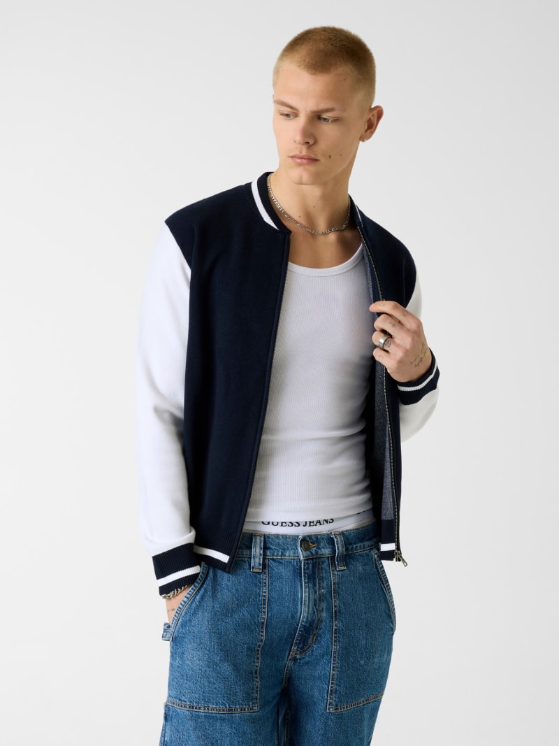 Color-block sweater