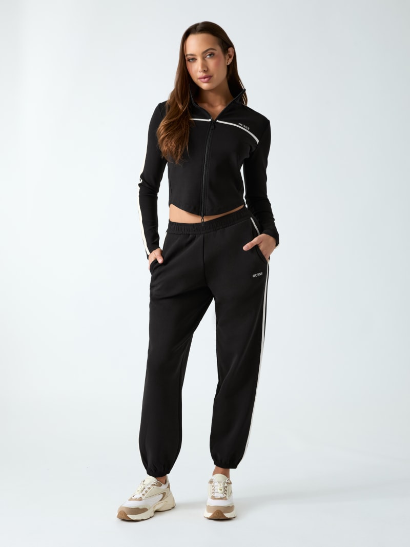 Full-zip logo sweatshirt