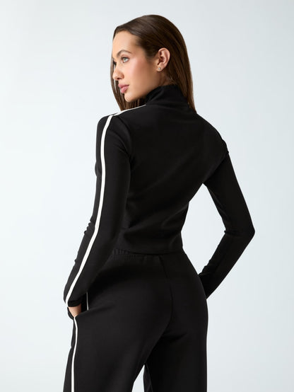 Full-zip logo sweatshirt