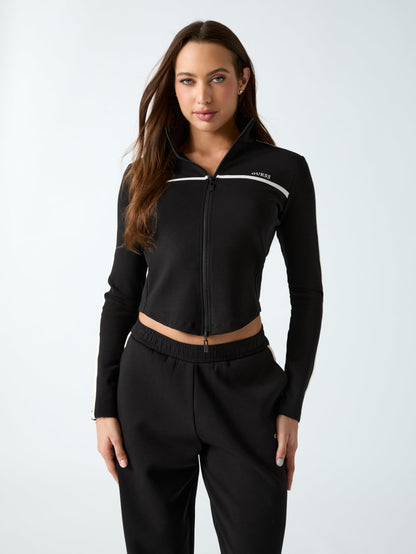 Full-zip logo sweatshirt