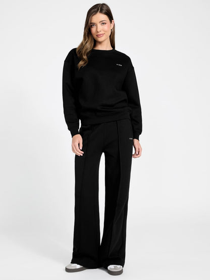 Straight wide-leg pants