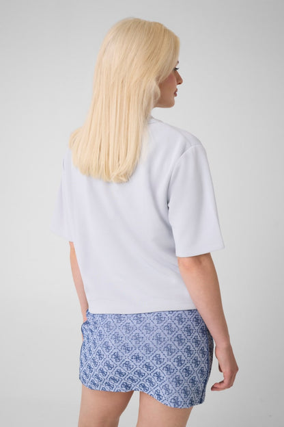 Polo knit top