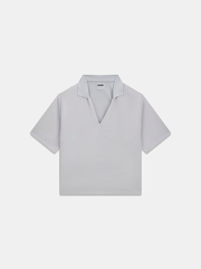 Polo knit top