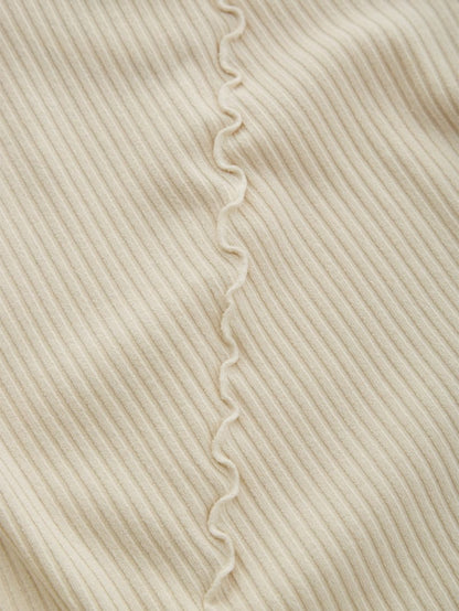 long-sleeve lettuce edge top