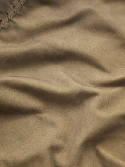 washed suede skirt