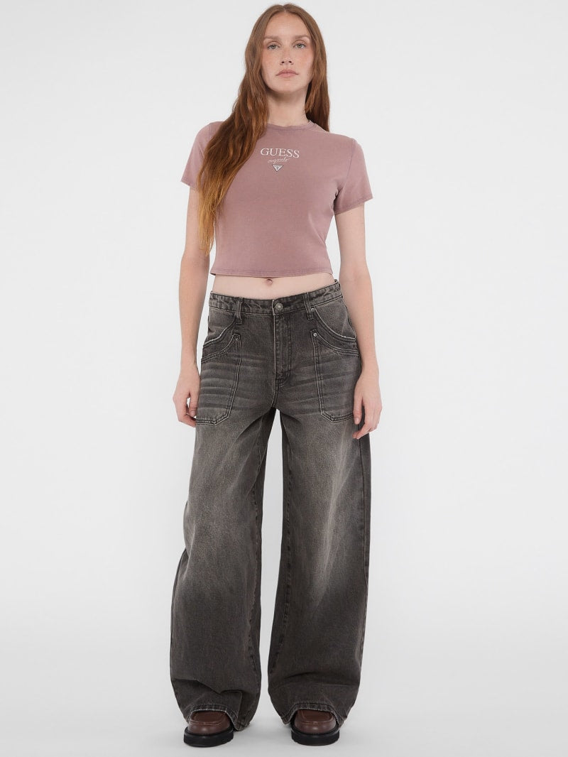 GUESS Originals Double Pocket Wide-Leg Jeans