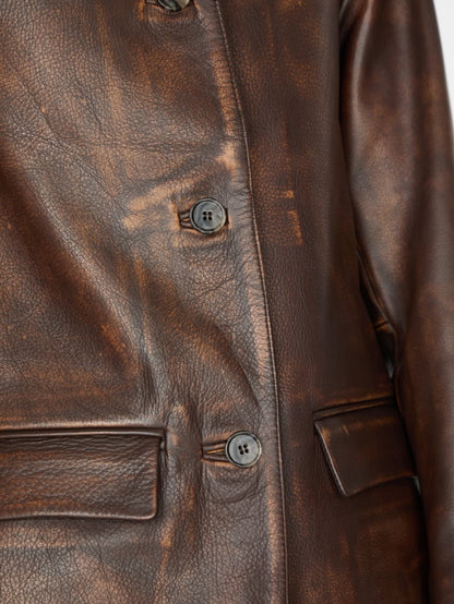 vintage leather jacket