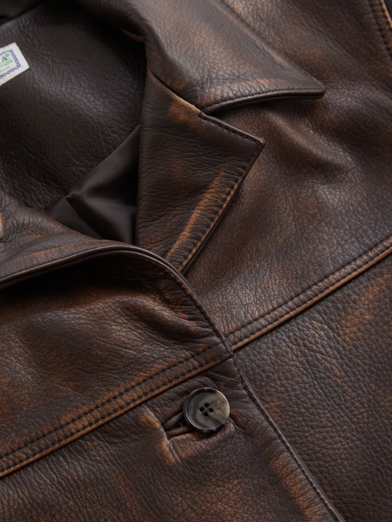 vintage leather jacket
