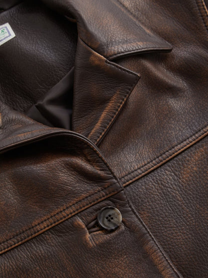 vintage leather jacket
