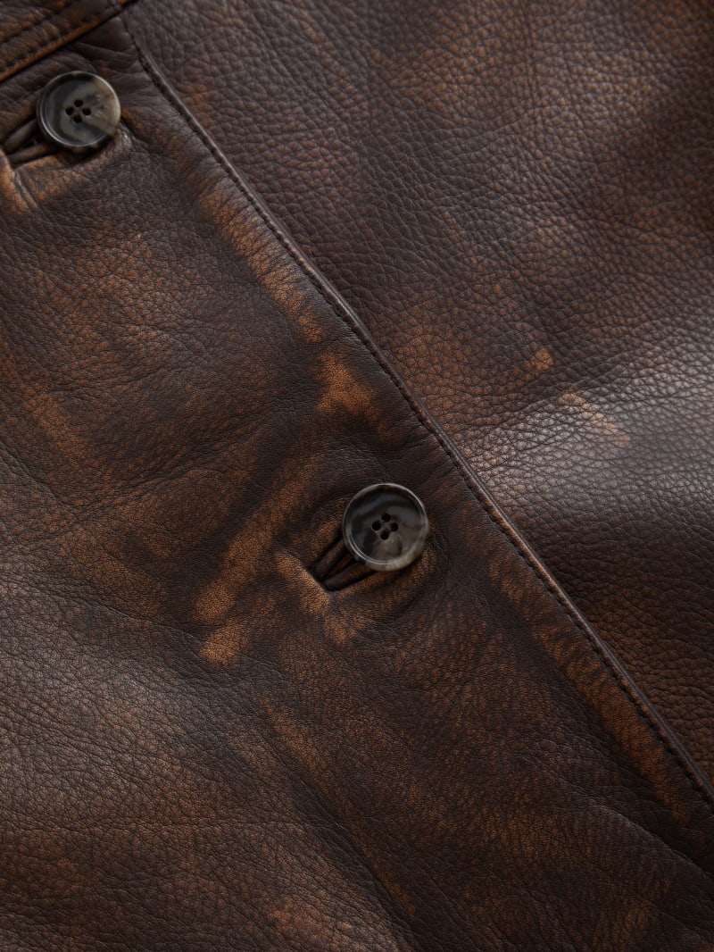 vintage leather jacket