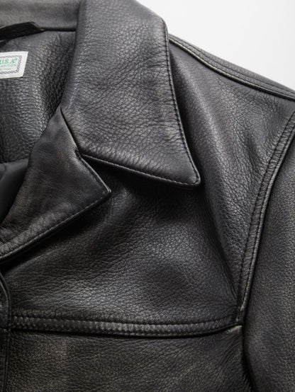 vintage leather jacket