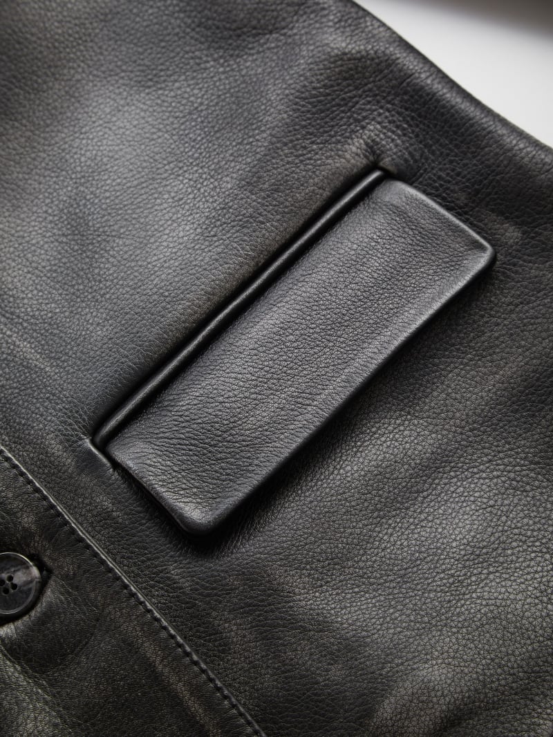 vintage leather jacket