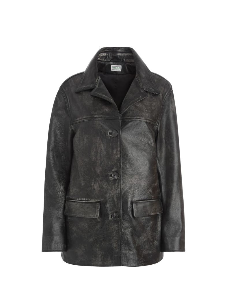 vintage leather jacket