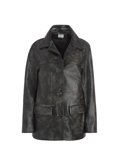 vintage leather jacket