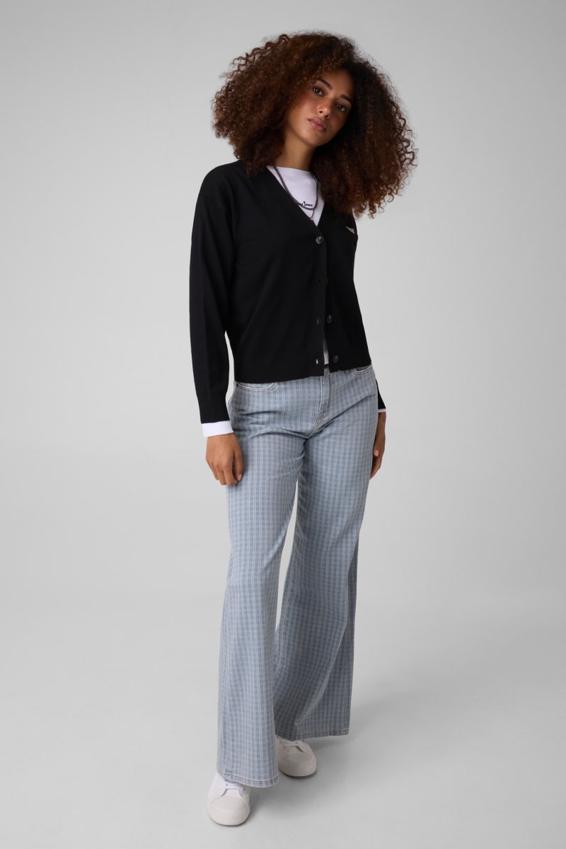 Silk and Wool-Blend Mini Triangle Cardigan