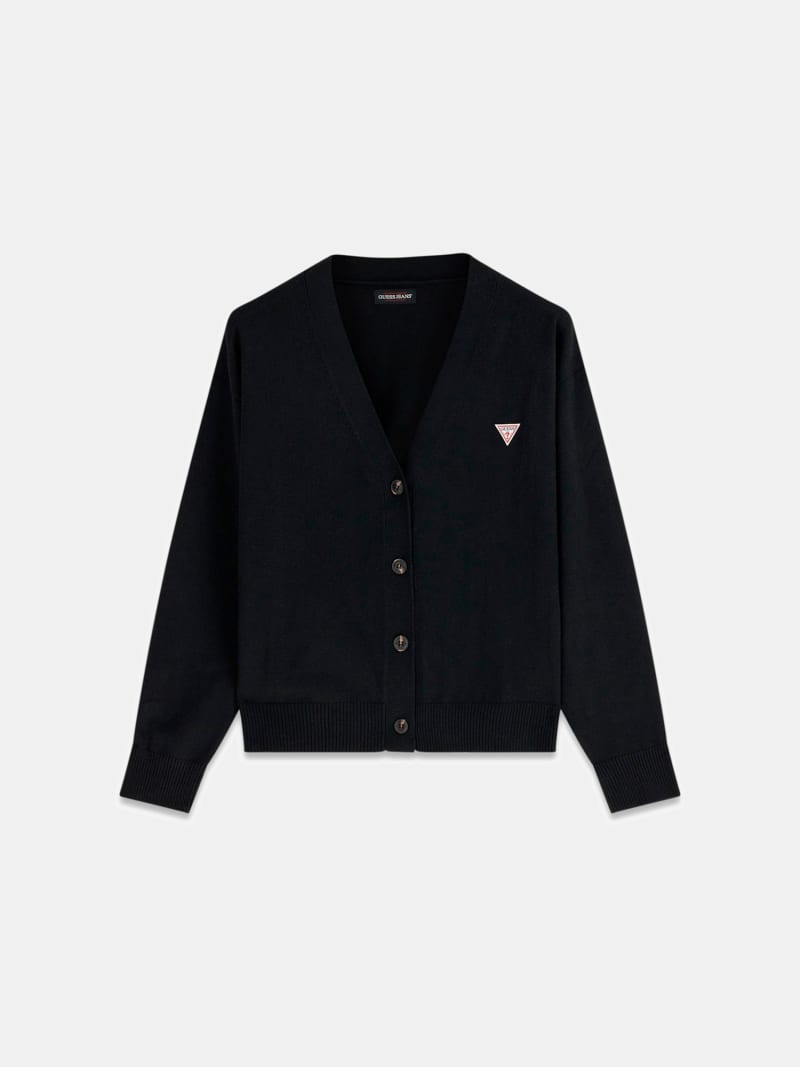 Silk and Wool-Blend Mini Triangle Cardigan