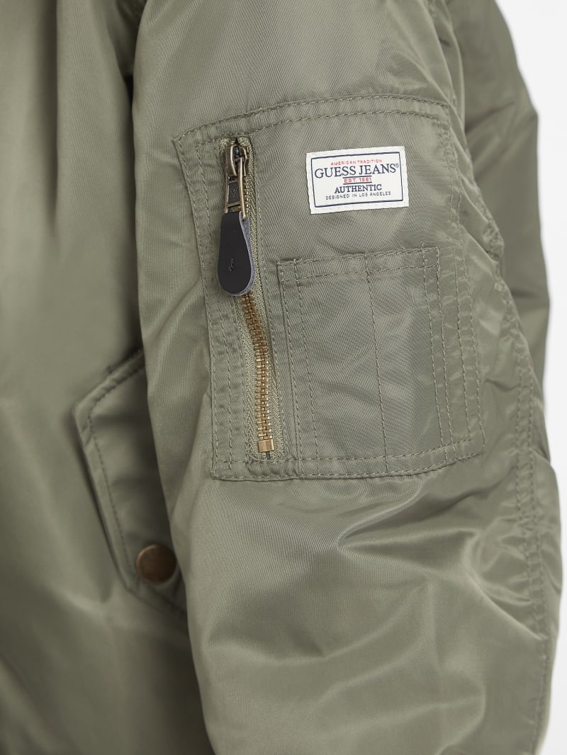 Nylon Bomber Jacket