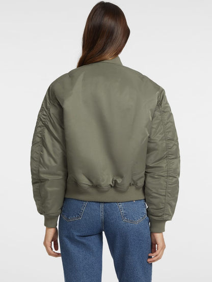 Nylon Bomber Jacket